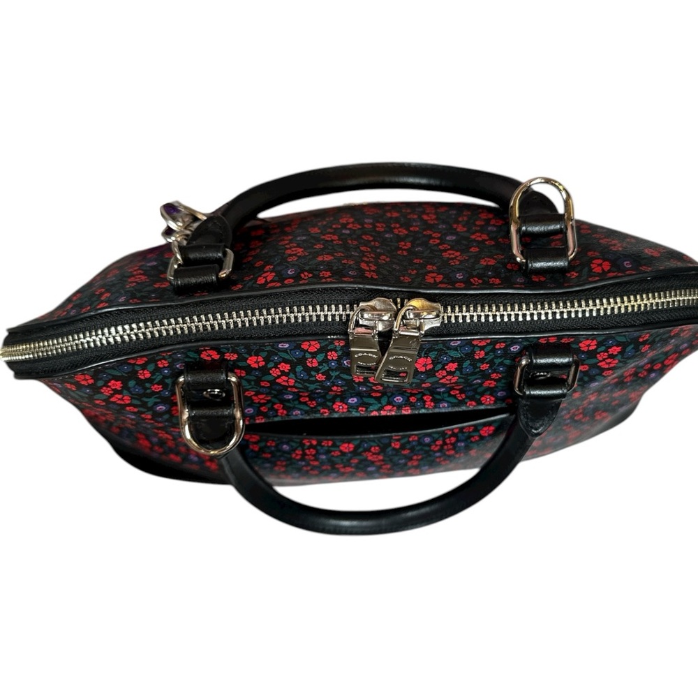 COACH Sierra Ranch Floral Dome Satchel Like New - Picture 8 of 15